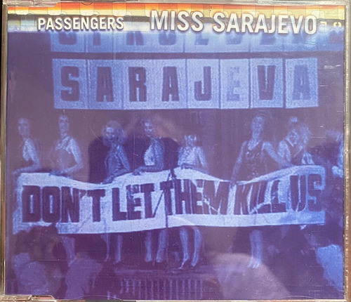 Cd Single - Passengers / Miss Sarajevo. Original (1995)