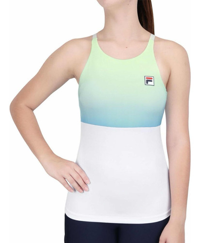 Musculosa Fila Mujer Backspin Blanca Talle M Etiqueta