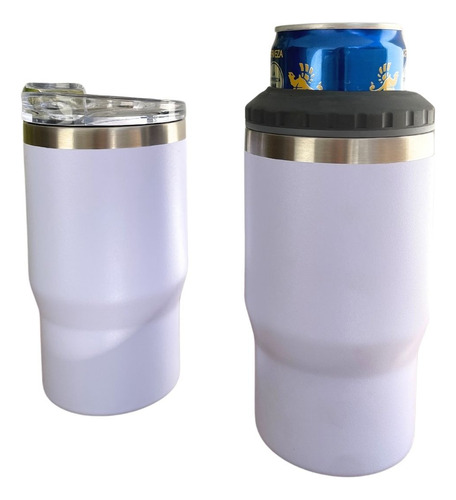 Termo Acero Inoxidable Porta-latas 355 Ml Doble Pared