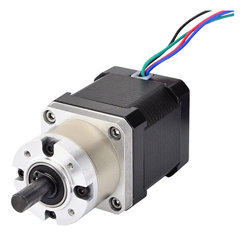 Nema 17 geared Motor Paso A Paso Gear Ratio 5: 1 3d Impre.