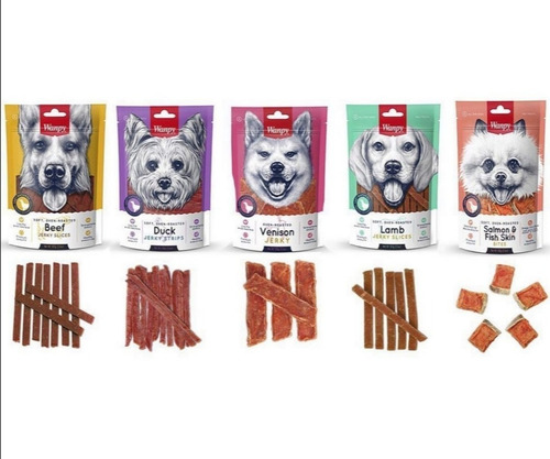 Imagen 2 de 4 de Snack Wanpy Pack 5 Unid. Variedades De Perro | Mdr