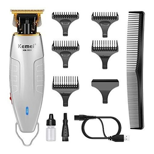 Kemei Profesional Cabello Trimmer 0mm Cabeza Calva Qsxwq