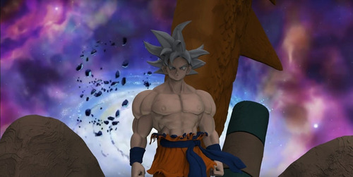 Dragon Ball Super - Ultra Instinto Goku - Escultura