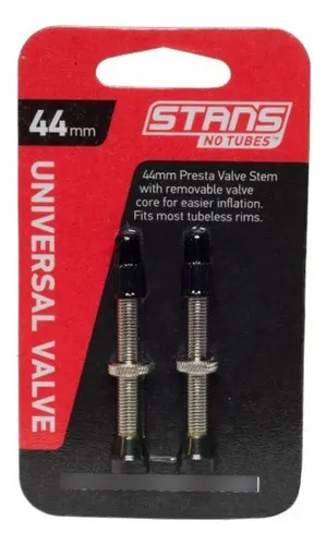 Kit 2 Valvulas Presta Stans Notubes 44mm As0020 Tubelizado