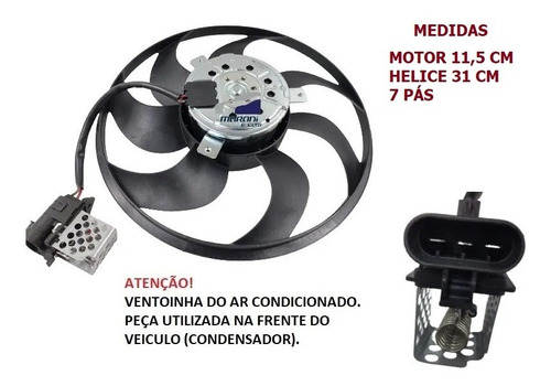 Ventoinha Ar Condicionado Zafira 2.0 8v 2006 2007 2008 2009