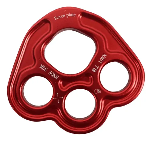 Outdoor 4 Holes Paw Rigging Plate Metal Sturdy Durable Red | MercadoLivre