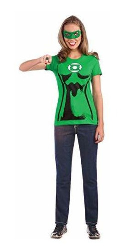 Green Lantern Camiseta Del Traje De Dc Comics Mujeres Rubie 