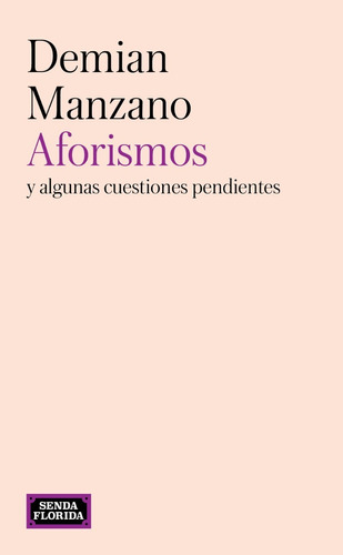 Libro Aforismos Y Algunas Cuestiones Pendientes