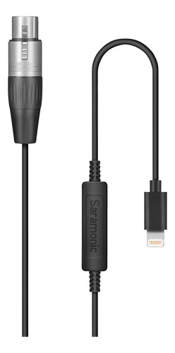 Cable Xlr A Lightning Saramonic Para Audio De Alta Calidad