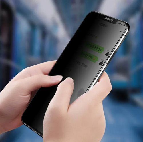 Imagem 3 de 4 de Película Vidro 3d Para Apple iPhone 13 Pro Max Privacidade