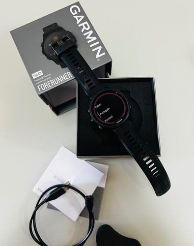 Garmin Forerunner 955 Solar Preto Milanese Preto (Usado)