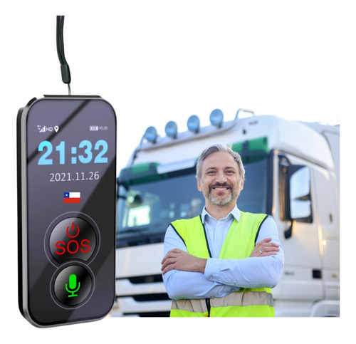 Boton De Panico Inalambrico 4g Gsm Y Voz Alarma Personal Sos