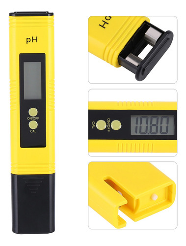 Ph Meter Protable Lcd Digital Pen Acuario Piscina Agua Vino