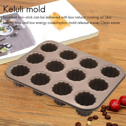 Forma De Pastel Canela Molde, Canela Muffin Bakeware 12 Taza