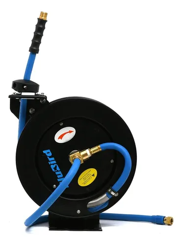 Carrete De Manguera Retráctil Blubird 3/8 X 50' Hd