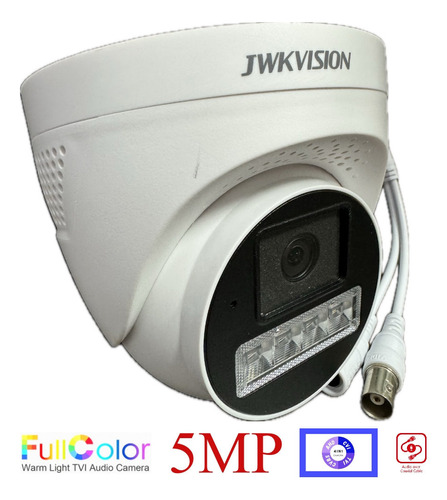 Camara Domo 5mp Full Color Coaxial Audio 2.8mm Jwkvision