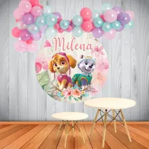 Comprar Banner Circular 1x1m Fondo Mesa Candy Bar Eventos Cumpleaños