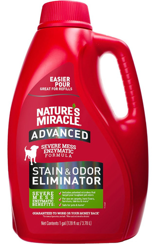 Advanced Dog Stain And Odor Eliminator, Severe Mess Enz...
