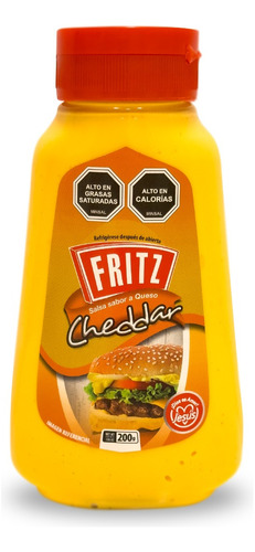 Salsa De Queso Cheddar Fritz 200g