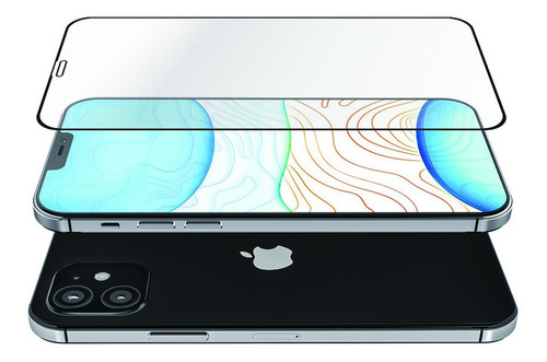 Imagen 5 de 8 de Vidrio Templado Curvo Full Glue Cover iPhone 12 Y 12 Pro