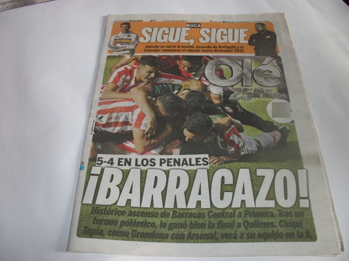Barracas Central - Ascenso A 1* Division Año 2021 Vs.quilmes (Usado)