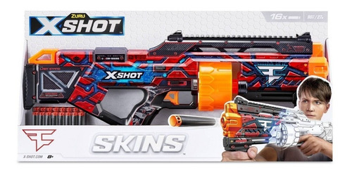 Pistola Lanza Dardos X-shot Zuru Skins Last Stand Graffiti