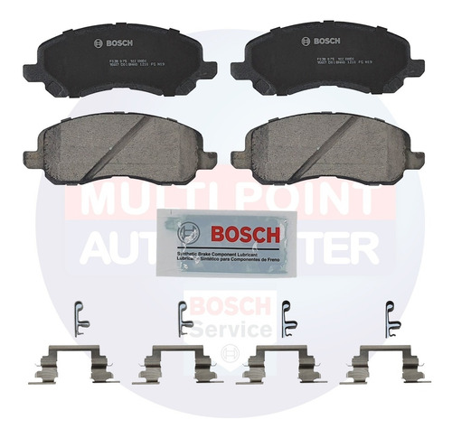 Pastilha Freio Dianteira Traseira Asx 2013 2014 2015 2016 2017 2018 Cerâmica Bosch 