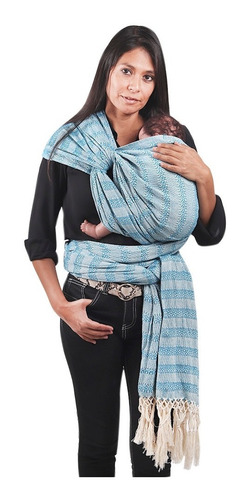 Rebozo Fular  Porta Bebe, 100% Algodón, Tejido A Manom 5 Mts