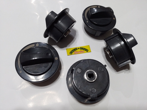 Imagen 2 de 3 de Perillas Gris Cocina Orbis Convecta Vastago 6mm Juego X 5 !!