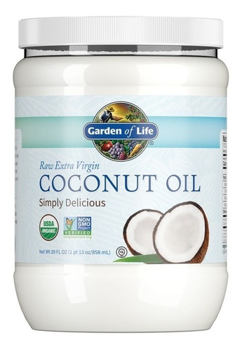 Garden Of Life | Raw Extra Virgin Coconut Oil | 858ml 