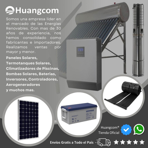 Colector Solar Calefaccion Piscina Piletas Xm2 Huangcom