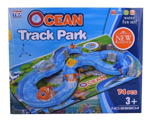 Pista Acuática Infantil X74 Piezas Ocean Park  