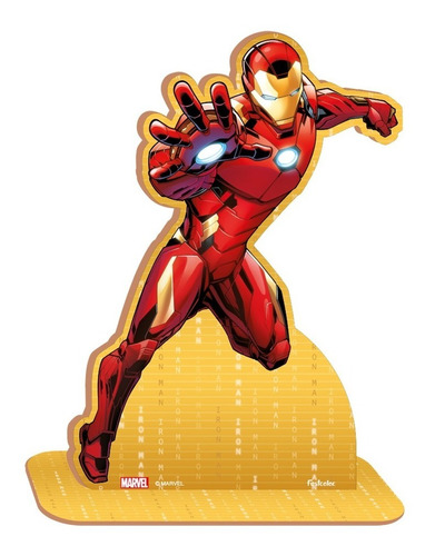 Personagem Em M D F Tamanho P - Homem De Ferro Avengers