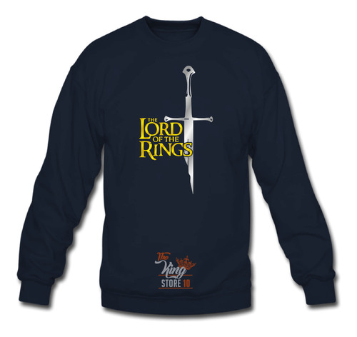 Poleron Polo, Espada Señor De Los Anillos, Narsil, Aragorn, Libros, Pelicula / The King Store