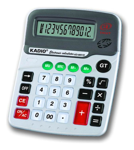 Calculadora Kadio 12digitos Kd-8851d