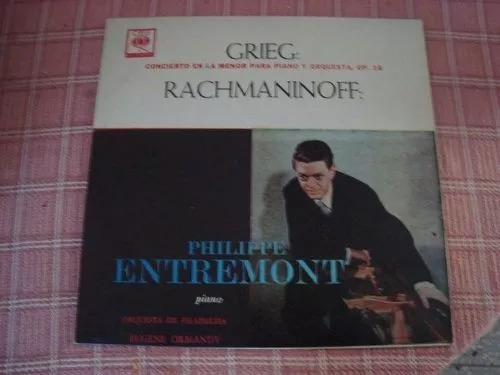 Vinilo Grieg Rachmaninoff Philippe Entremont Long Play