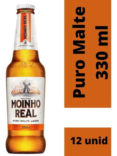 Cerveja Moinho Real Cerveja Lager 330ml