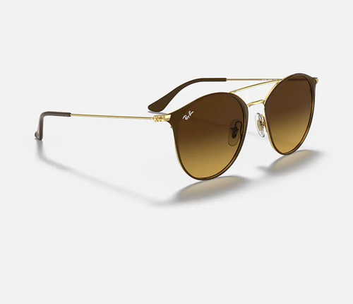 Ray-ban Rb3546 Lentes Degradadas Metal Standard , Marrón Degradado Marrón Pulido Marrón
