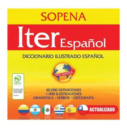 Diccionario Iter Español Con Laminas A Color