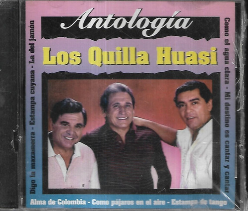 Los Quilla Huasi Album Antologia Sello M&m Cd Nuevo
