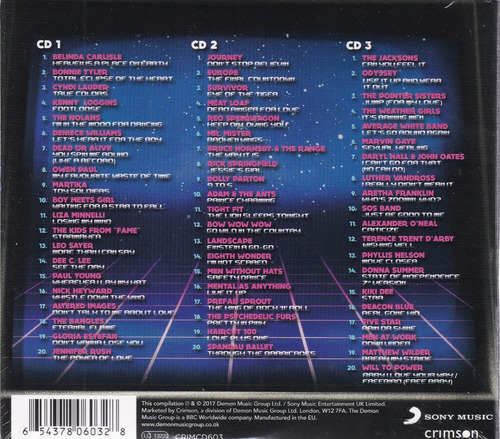 Imagen 2 de 2 de Varios 80's Songs - 3 Cd Nuevo Importado