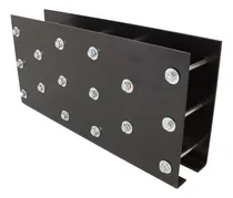 Comprar Placa Para Unión Tirante Viga Madera 3x8 + Tornillos Pasante