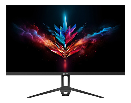 Monitor Ghia 27 Pulgadas Full Hd 100 Hz Hdmi Vga Con Bocinas Color Negro