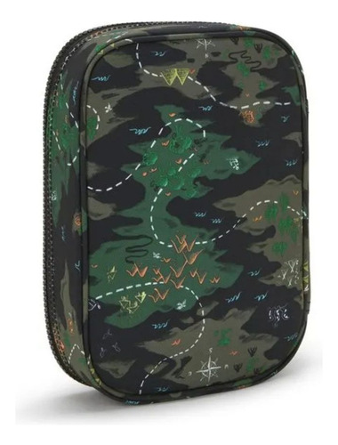 Kipling Estojo 100 Pens Estampado Original + Nota Fiscal