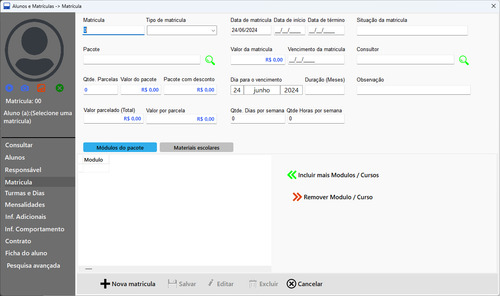 Software De Gestão Escolar 2025 Proskillproff Original