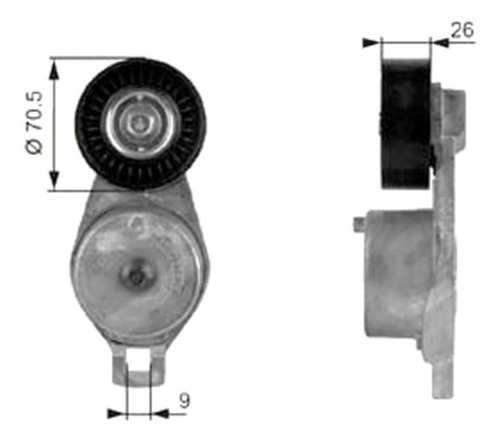 Tensor Correa Alternador Dodge Caravan 3.3 3.8l 2000-2007