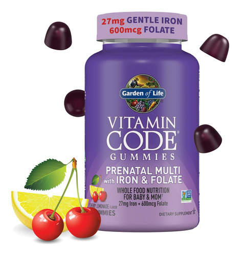 Garden Of Life Vitaminas Prenatales Gomosas Para Mujeres Con