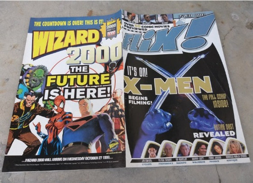 Flix! X-men Revista Sobre O Começo Das Filmagens Rara Imp.