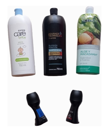 Kit Avon Shampoo Crema Peinar Acondicionador Cabello Cuidado