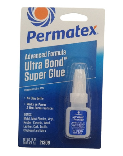 Pega Instantánea Super Glue Permatex Tipo Pega Loka 5 G